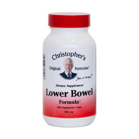 Dr. Christophers Formulas, Original Formulas Lower Bowel Formula, 100 Vegicaps Dr. Christophers Formulas