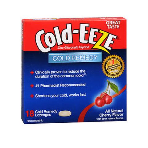 Cold-Eeze, Homeopathic Non-Sedating Lozenges Cherry, 18 Count Cold-Eeze