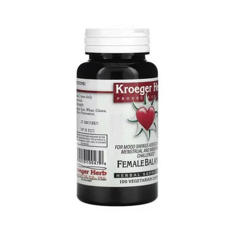 Kroeger Herb, Female Balance, Caps 100 Kroeger Herb