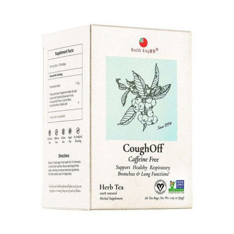 Health King, Cough Off Herb Tea, 20 Bags Health King