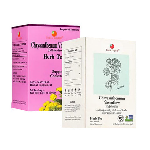 Health King, Chrysanthemum Vascuflow Herb Tea, 20bg Health King