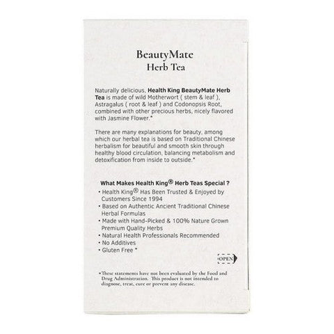 Health King, Beauty Mate Herb Tea, 20 Bags Health King