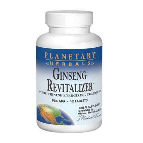 Planetary Herbals, Ginseng Revitalizer, 42 Tabs Planetary Herbals