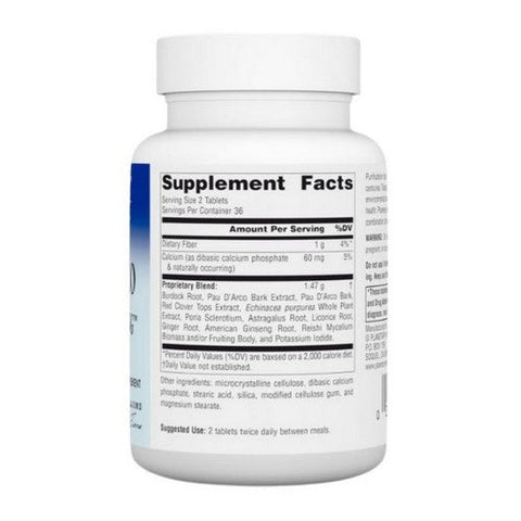 Planetary Herbals, Pau D'Arco Deep Cleansing, 735 Mg, 72 Tabs Planetary Herbals