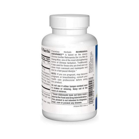 Planetary Herbals, Rehmannia Endurance, 637 Mg, 75 Tabs