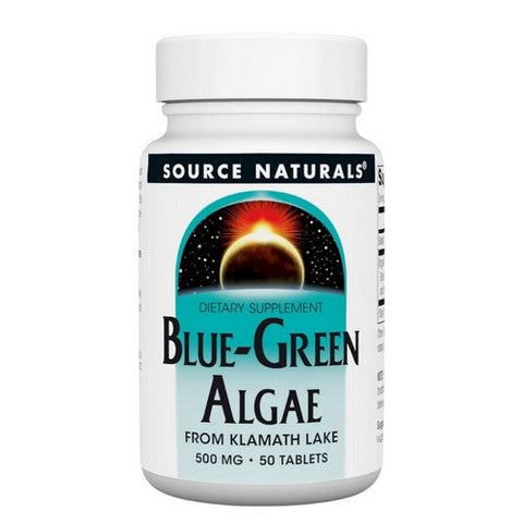 Source Naturals, Blue-Green Algae, 500 MG, 50 Tabs Source Naturals