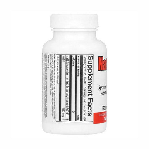 Naturally Vitamins, Nattokinase 1500 Systemic Enzyme, 120 Tabs Naturally Vitamins