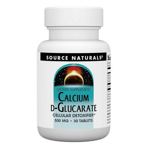 Source Naturals, Calcium D-Glucarate, 500 mg, 30 Tabs Source Naturals