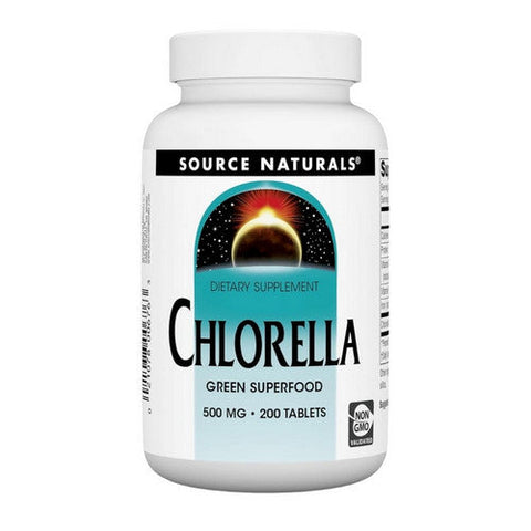 Source Naturals, Chlorella, 500 MG, 200 Tabs Source Naturals