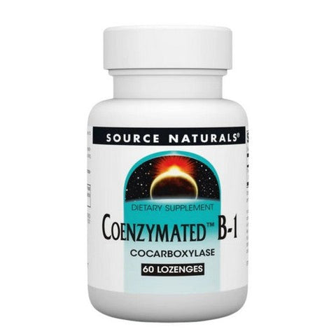 Source Naturals, Coenzymated B-1 Sublingual, 25 MG, 60 Tabs Source Naturals