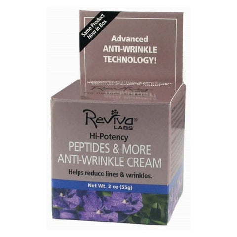 Reviva, Peptides & More Anti-Wrinkle Cream, 2 oz Reviva