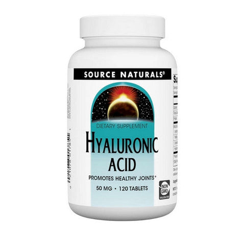 Source Naturals, Hyaluronic Acid, 50 mg, 120 Tabs Source Naturals