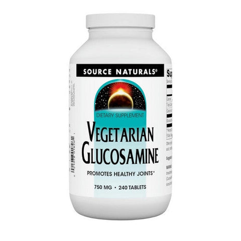 Source Naturals, Vegetarian Glucosamine, 750 mg, 240 Tabs Source Naturals
