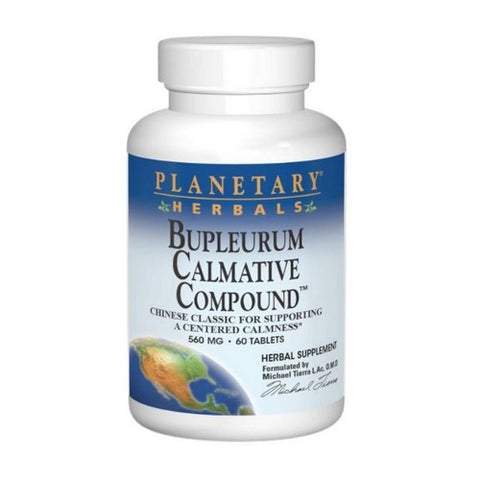 Planetary Herbals, Bupleurum Calmative Compound, 60 Tabs Planetary Herbals