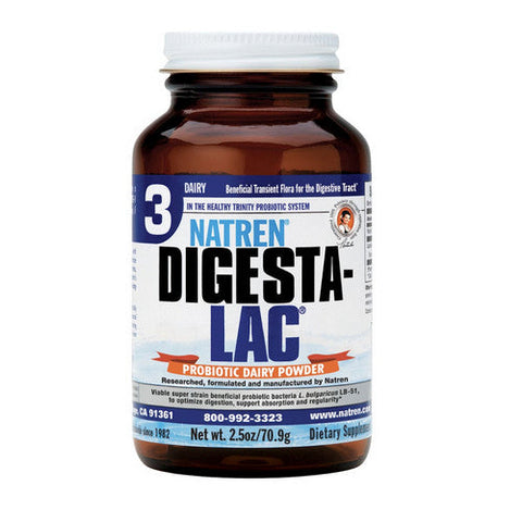 Natren, Digesta-Lac Dairy, Dairy, 2.5 OZ Natren