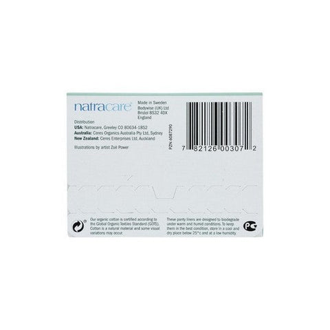 Natracare, Panty Liners Organic Cotton Cover Tanga, 30 Count