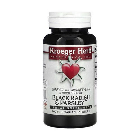 Kroeger Herb, Black Radish And Parsley, 100 Cap Kroeger Herb