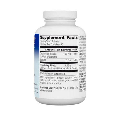 Planetary Herbals, Full Spectrum Elderberry Extract, 525 mg, 180 Tabs Planetary Herbals