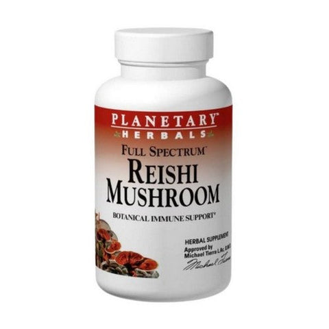 Planetary Herbals, Full Spectrum Reishi Mushroom, 460 mg, 50 Tabs Planetary Herbals