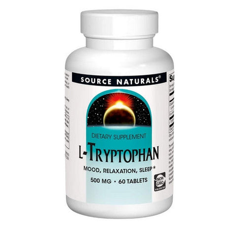 Source Naturals, L-Tryptophan, 500 MG, 60 Tabs Source Naturals