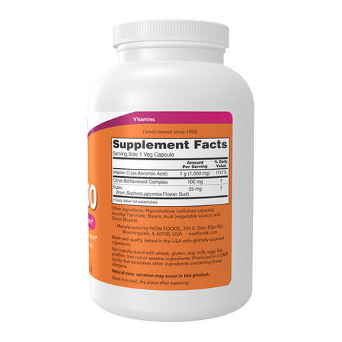Now Foods, VitaminC-1000, 500 Caps Now Foods