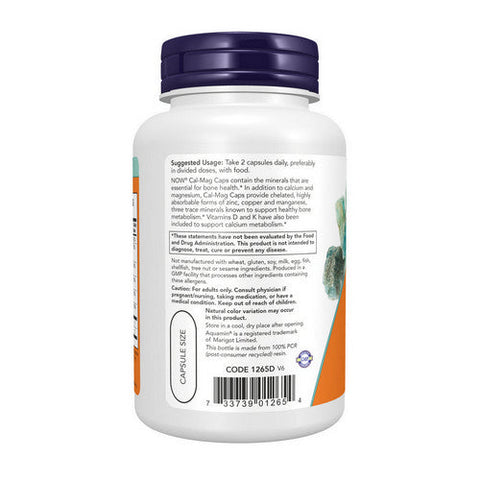 Now Foods, Calcium Magnesium Caps, 120 Caps Now Foods