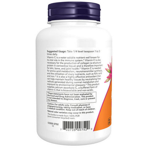Now Foods, Calcium Ascorbate Powder, 8 OZ Now Foods
