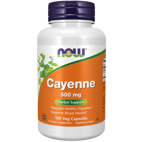 Now Foods, Cayenne, 500 Mg, 100 Veg Caps Now Foods