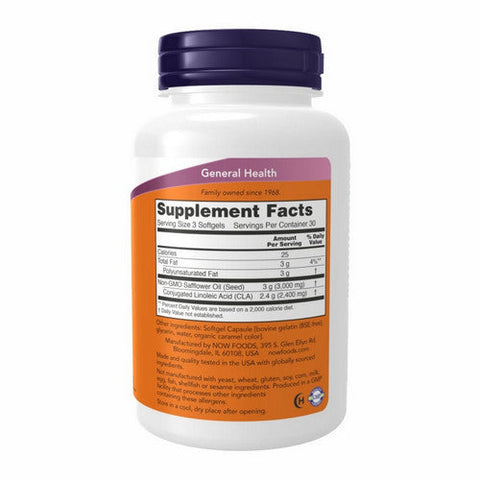 Now Foods, CLA - Conjugated Linoleic Acid, 800 Mg, 90 Softgels Now Foods