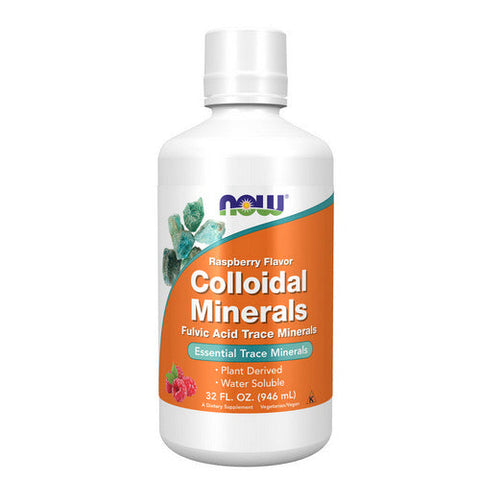 Now Foods, Colloidal Minerals Raspberry, 32 Oz Now Foods
