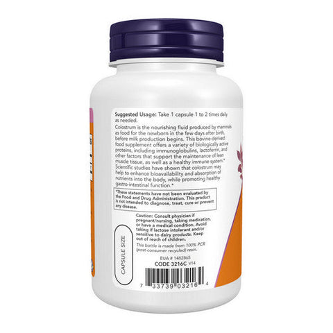 Now Foods, Colostrum, 500 mg, 120 Caps Now Foods