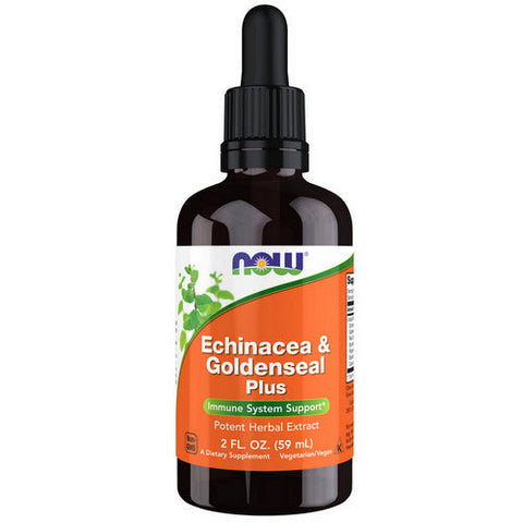 Now Foods, Echinacea & Goldenseal Plus, 2 OZ Now Foods