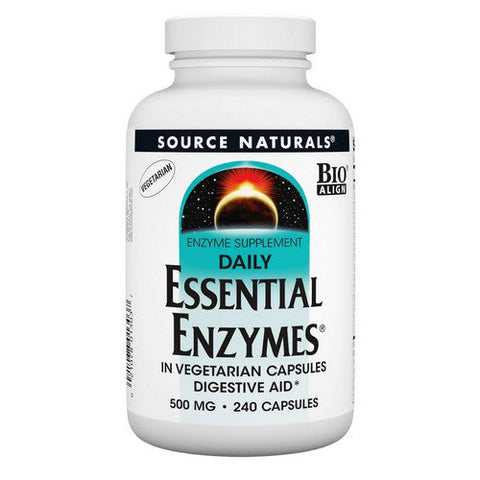 Source Naturals, Essential Enzymes, 500 mg, Vegetarian 240 VCaps Source Naturals
