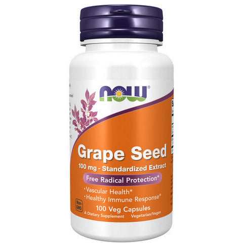 Now Foods, Grape Seed, 100 mg, 100 Caps Now Foods