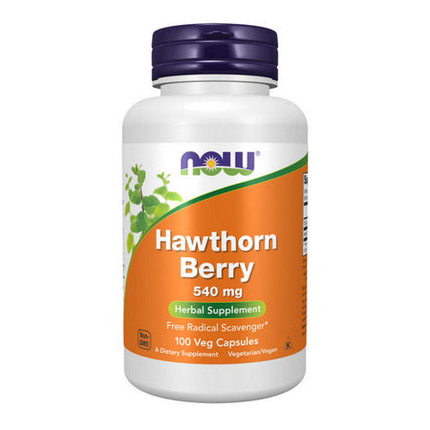 Now Foods, Hawthorn Berry, 540 Mg, 100 Veg Caps Now Foods