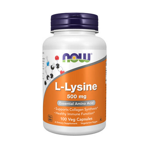 Now Foods, L-Lysine, 500 mg, 100 Caps Now Foods