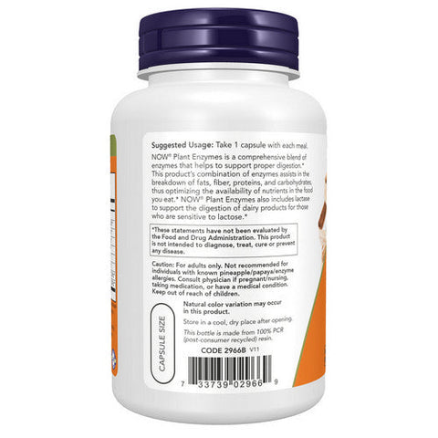 Now Foods, Plant Enzymes, 120 Vcaps Now Foods