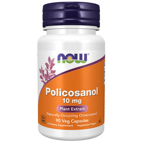 Now Foods, POLICOSANOL, 10 mg, 90 Vcaps Now Foods