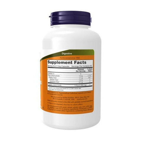 Now Foods, Psyllium Husk, 500 mg, 200 Caps Now Foods