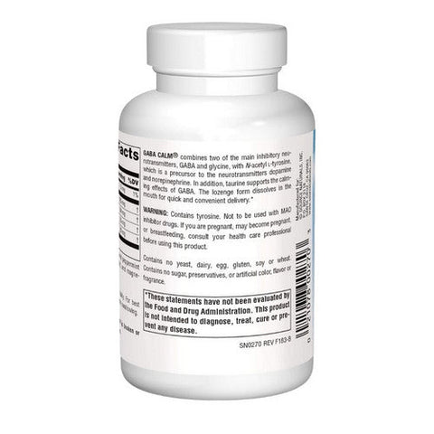 Source Naturals, Gaba Calm, Peppermint, 120 Lozenges Source Naturals