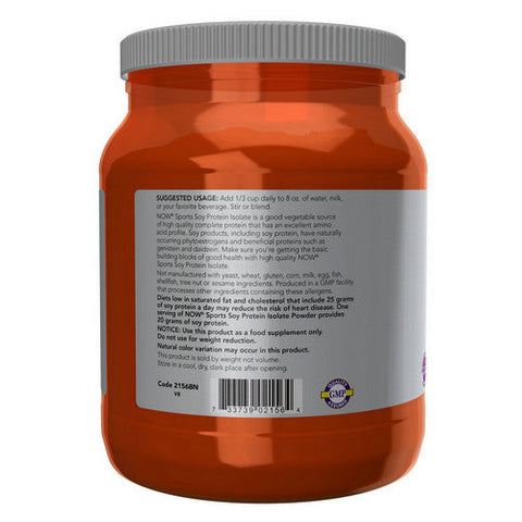 Now Foods, Soy Protein Isolate, 1.2 lbs Now Foods