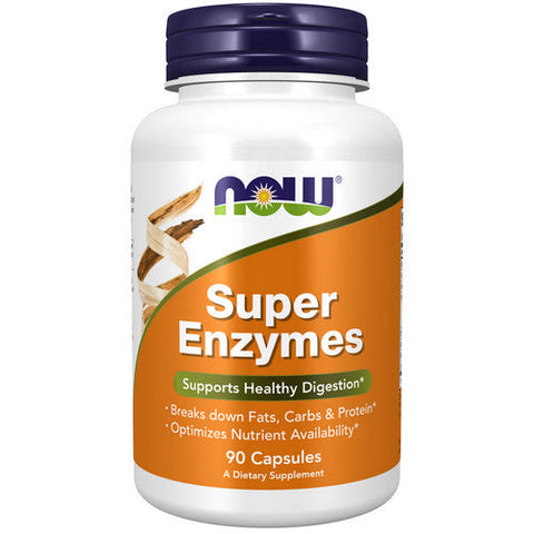 Now Foods, Super Enzymes, 90 Caps Now Foods