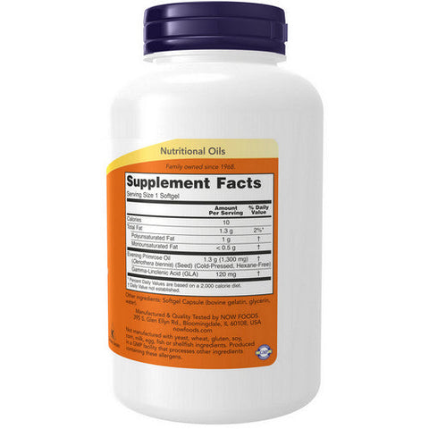 Now Foods, Super Primrose, 1300 mg, 120 Softgels