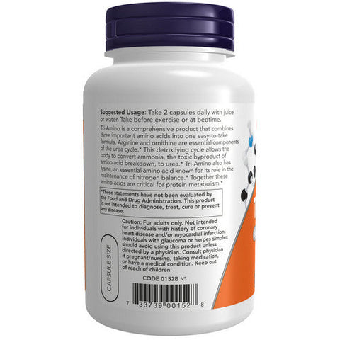 Now Foods, Tri-Amino, 120 Caps Now Foods