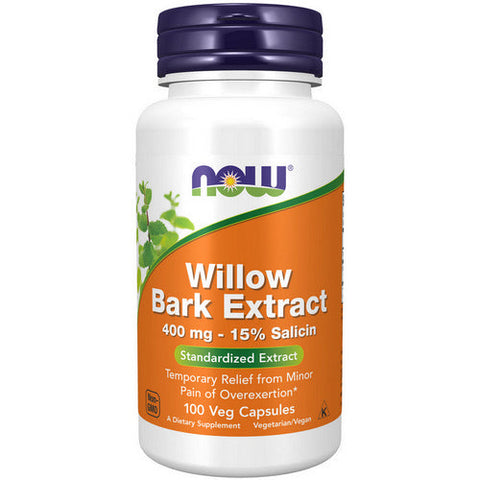 Now Foods, White Willow Bark, 400 mg, 100 Caps Now Foods