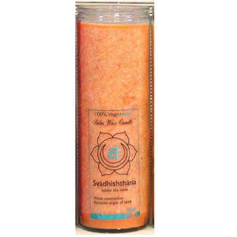 Aloha Bay, Candle Chakra Jar, Unscented Orange,16 OZ Aloha Bay