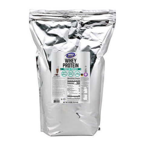 Now Foods, Whey Protein, Dutch Chocolate, 10lb Now Foods