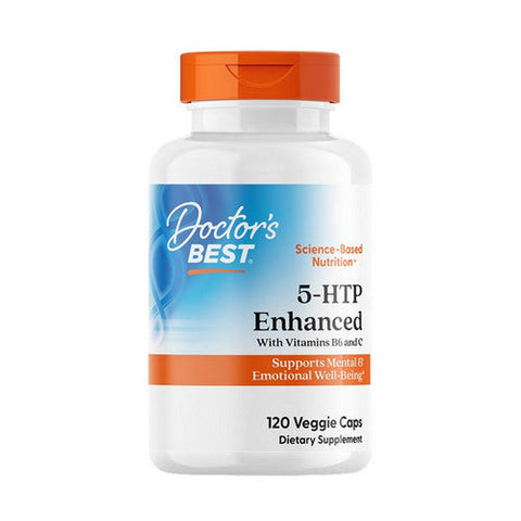 Doctors Best, 5HTP Enhanced With Vitamins B6 And C, 120 Veg Caps Doctors Best