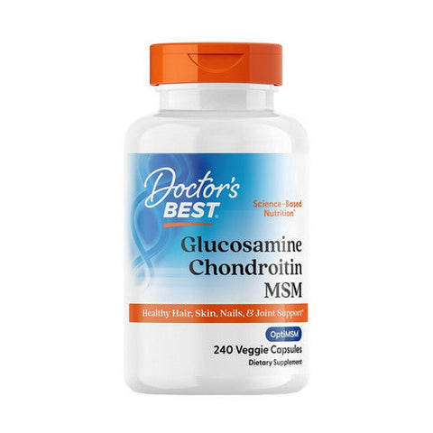 Doctors Best, Glucosamine Chondroitin MSM with OptiMSM, 240 Veggie Caps Doctors Best