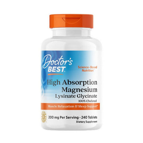 Doctors Best, High Absorption Magnesium, 240 Tablets Doctors Best